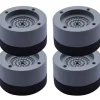 Tvättmaskiner-Halkfria och vibrationsdämpande fötter för tvättmaskin, universalfäste för kylskåpsbas - 4 cm höjning, 4 st