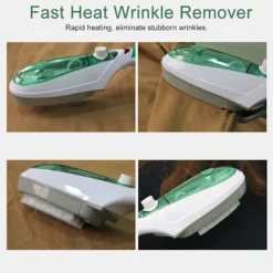 Ångtvättar-Handhållen bärbar klädångare borste ångstrykjärn för kläder snabb värme rynkborttagare EU 220V