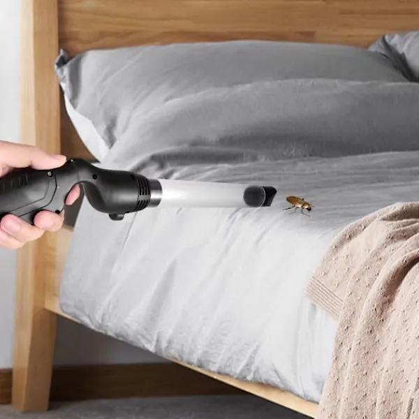 Skadedjur & Insekter-Handhållen dammsugare för insektsfångst för vuxna och barn - Insektsfälla med sugfunktion för bärfisar, skalbaggar, kackerlackor, myror