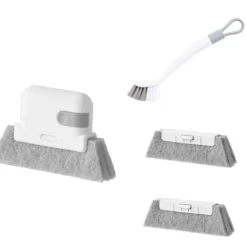 unbranded Fönsterrengöring-Handhållen Fönsterborste Fönster Skjutdörr Spår Rengöringsborste Verktygsset