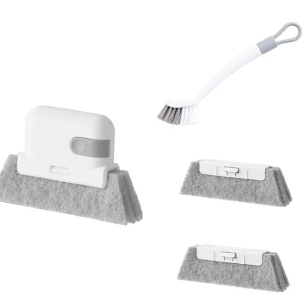 unbranded Fönsterrengöring-Handhållen Fönsterborste Fönster Skjutdörr Spår Rengöringsborste Verktygsset