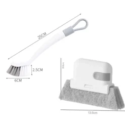 unbranded Fönsterrengöring-Handhållen Fönsterborste Fönster Skjutdörr Spår Rengöringsborste Verktygsset