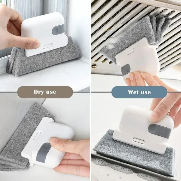 unbranded Fönsterrengöring-Handhållen Fönsterborste Fönster Skjutdörr Spår Rengöringsborste Verktygsset