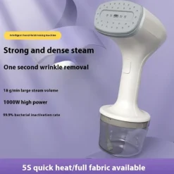Ångtvättar-Handhållen Klädångare, 260 ml Stor Kapacitet, Tar Bort Skrynklor (Blå)