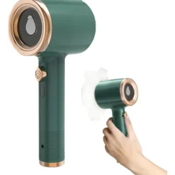 Ångtvättar-Handhållen Klädångare För Kläder Med Spray, Snabb Uppvärmning (Grön)