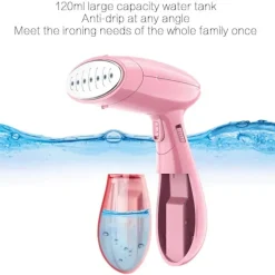 Ångtvättar-Handhållen Klädångare Vikbar Utgåva Bärbar Ångare för Kläder Säker Tygångjärn för Både Vertikal & Horisontell Klädhantering