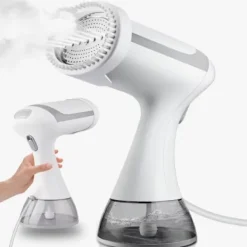 Ångtvättar-Handhållen Klädångare, 1500W Portabel Klädångare med 300ml Avtagbar Vattentank, Värme