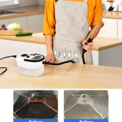 Ångtvättar-Handhållen ångrengörare, Bärbar högtryckångrengörare, Genererar snabbt högtemperaturång under tryck för djuprengöring av kök