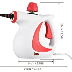 Ångtvättar-Handhållen ångrengörare, portabel 10-i-1 ångmästare med stor kapacitet (Blå)