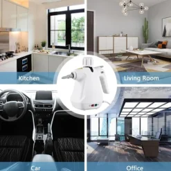 Ångtvättar-Handhållen ångrengörare, tryckångrengörare för hem, soffa, kök, badrum, bil, golv, 10 i 1 klädselångrengörare med säkerhetslås