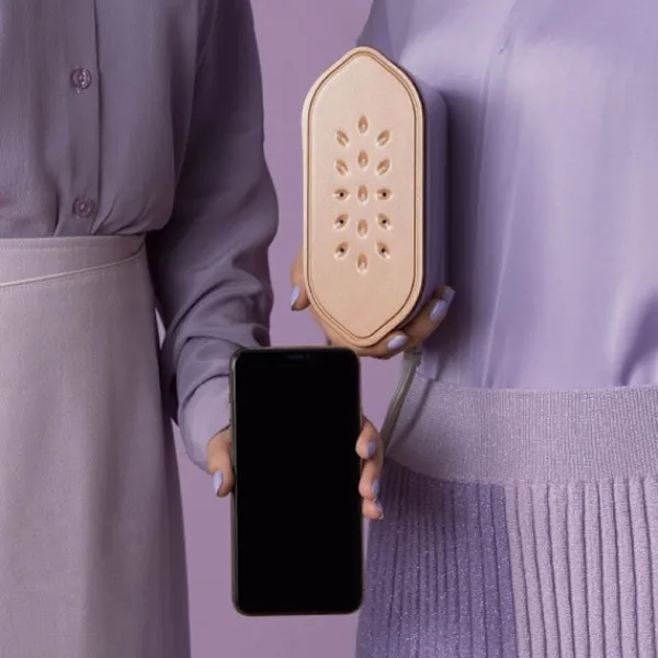 Ångtvättar-Handhållen ångstrykjärn Plaggstrykjärn Hemstrykjärn vit