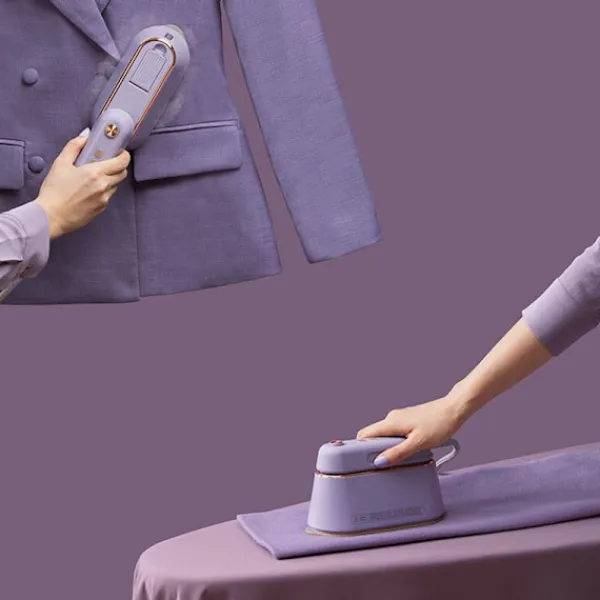 Ångtvättar-Handhållen ångstrykjärn Plaggstrykjärn Hemstrykjärn vit