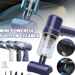 LBSS Dammsugare & Tillbehör-Handhållen Sladdlös Dammsugare med 3 Munstycken Elektrisk Dammblåsare För Hushåll Bilar