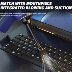 LBSS Dammsugare & Tillbehör-Handhållen Sladdlös Dammsugare med 3 Munstycken Elektrisk Dammblåsare För Hushåll Bilar