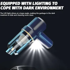 LBSS Dammsugare & Tillbehör-Handhållen Sladdlös Dammsugare med 3 Munstycken Elektrisk Dammblåsare För Hushåll Bilar