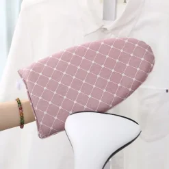 LBSS Strykjärn-Handhållen strykbräda med fingerbåge Värmebeständig Anti-scald ångande strykjärn Mitt