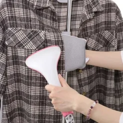 LBSS Strykjärn-Handhållen strykbräda med fingerbåge Värmebeständig Anti-scald ångande strykjärn Mitt