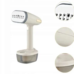 Ångtvättar-Handpress Kompakt Snabb Uppvärmning Stöd Torr Och Våt Beige