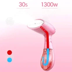 INNOVTEC Strykjärn-Handstrykjärn - INN® - Bärbar elektrisk strykjärn - 1300W - Rostfritt stål - Rosa
