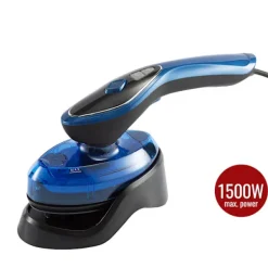 Herzberg Home & Living Ångtvättar-Herzberg HG-8056: 2 i 1 bärbart ång- och torrstrykjärn