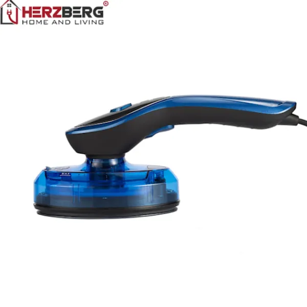 Herzberg Home & Living Ångtvättar-Herzberg HG-8056: 2 i 1 bärbart ång- och torrstrykjärn