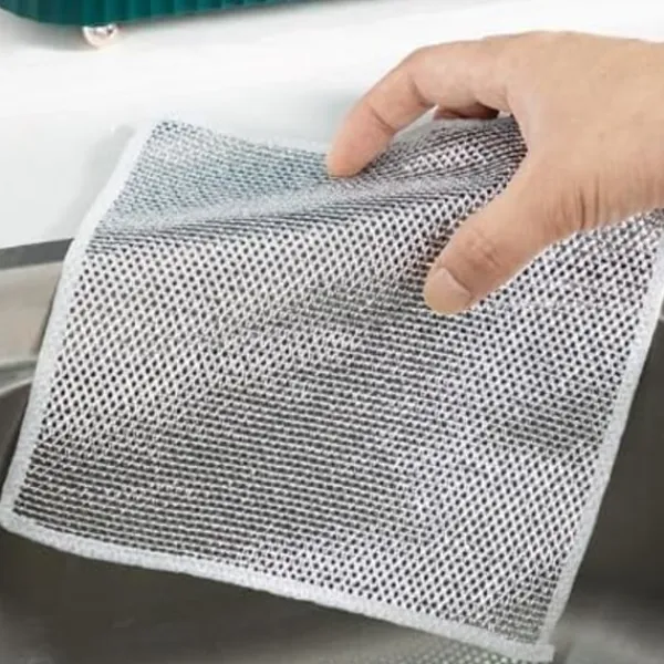 BraVärde Svampar & Dukar-Heta 10 st Nya multifunktionella repfria disktrasor i stål, mångsidiga