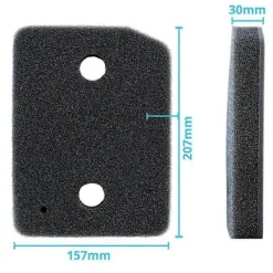 Het rea Torktumlare-Hett erbjudande till lågt pris! 8 st Skumfilter för torktumlare 9164761 Värmepumpstorktumlare, Svampfiltermatta Kondensor torktumlare L-Glad