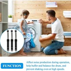 NICEGOU Tvättmaskiner-Högkvalitativt helt nytt 3 st 383EER3001G 4901ER2003A Tvättmaskin Ersättningsdel för LG