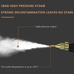 Ångtvättar-Högtemperatur Högtryck Mobil Rengöringsmaskin Ångtvätt Elektrisk Ångrengörare för Hemmet EU-kontakt Röd