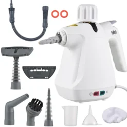 Ångtvättar-Högtrycks- och högtemperatur 1000W ångrengörare med 9 tillbehör
