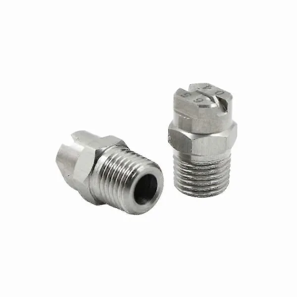 DAO Högtryckstvättar-Högtrycks Spraymunstycken i Rostfritt Stål - För Ytrengörare Tvättmunstycke 65 Graders Öppning 1.3 Mm Gängad Anslutning 1/4' db