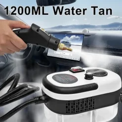 Ångtvättar-Högtrycks 2500W Ångrengörare med 3 Borstar & 6 Inställningar