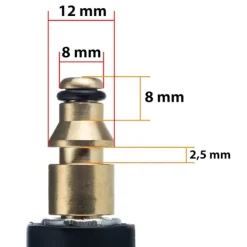 Rosfix Högtryckstvättar-Högtrycksslangförlängning 10M QC – Nylonförstärkt | 200 Bar | Kompatibel med Stihl, Nilfisk, Gerni