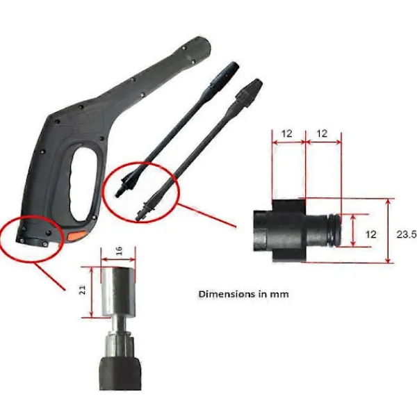 Högtryckstvättar-Högtrycksspray för Faip Patriot Bosche Hög Biltvättstillbehör