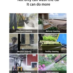 Satana Sverige (Dev) Högtryckstvättar-Högtryckstvätt 7 bar/101 PSI - med batteri 200W inkl. laddare -