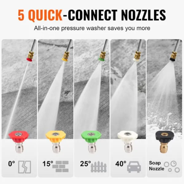 DUOKU Högtryckstvättar-Högtryckstvätt - - G250A - 4400 PSI - 15 L/min - Kopparpump