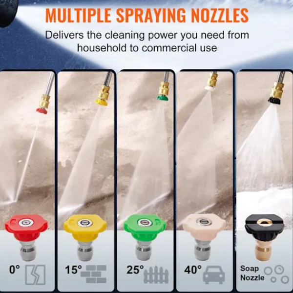 DUOKU Högtryckstvättar-Högtryckstvättspump - - QXB-2 - 3100 PSI - Ersättningskit - 5 Munstycken