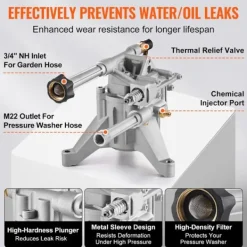 DUOKU Högtryckstvättar-Högtryckstvättspump - - QXB-2 - 3100 PSI - Ersättningskit - 5 Munstycken
