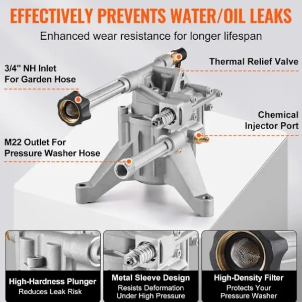 DUOKU Högtryckstvättar-Högtryckstvättspump - - QXB-2 - 3100 PSI - Ersättningskit - 5 Munstycken