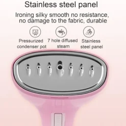 Ångtvättar-Hängande Strykjärn, 7 Hål Jämn Ånga, 280ml Stor Vattentank