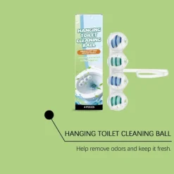 unbranded Rengöringsmedel-Hängande Toalettrengöringsboll - Tar Bort Fläckar, Kalk och Lukt - Ingen Skrubbning Krävs - Toalettrengöringsboll för Hushållet