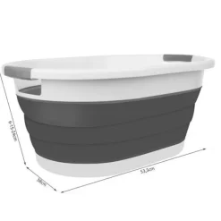 Tvättillbehör-Hopfällbar Tvättkorg / Balja - Vikbar Korg 25L