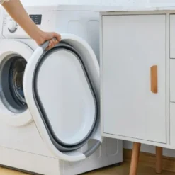 Tvättillbehör-Hopfällbar Tvättkorg / Balja - Vikbar Korg 25L