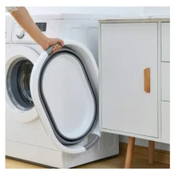 Tvättillbehör-Hopfällbar Tvättkorg / Balja - Vikbar Korg 25L