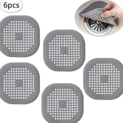 TrueNorth Skadedjur & Insekter-Hårfångare för avlopp, 6 stycken Hårfångare för avlopp Hårfångare för badkar Hårfångare för diskho Avloppssil Kompatibel med dusch