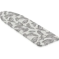 LEIFHEIT Strykjärn-Hus till strykbräda Perfect Steam L 71615, ånggenomtränglig överdrag för ångstation, för strykbräda max. 140x45cm vitt och grått