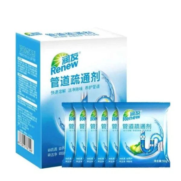 Hommy Rengöringsmedel-Hushålls avloppsrengöring deodorant kök toalett badkar avlopp rengöring pulver Rör muddring verktyg