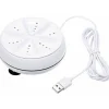 Tvättmaskiner-2-i-1 Mini-tvättmaskin Bärbar personlig roterande turbin tvättmaskin med USB-kabel