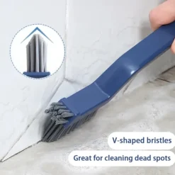 NSF Fönsterrengöring-2-i-1 Mångsidigt Badrum Kakel Golv Gap Rengöring Borste Fönster Spår Borste Bekvämt Hushåll Hörn Rengöring Verktyg
