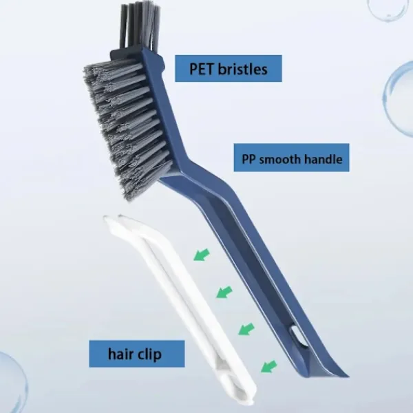 NSF Fönsterrengöring-2-i-1 Mångsidigt Badrum Kakel Golv Gap Rengöring Borste Fönster Spår Borste Bekvämt Hushåll Hörn Rengöring Verktyg